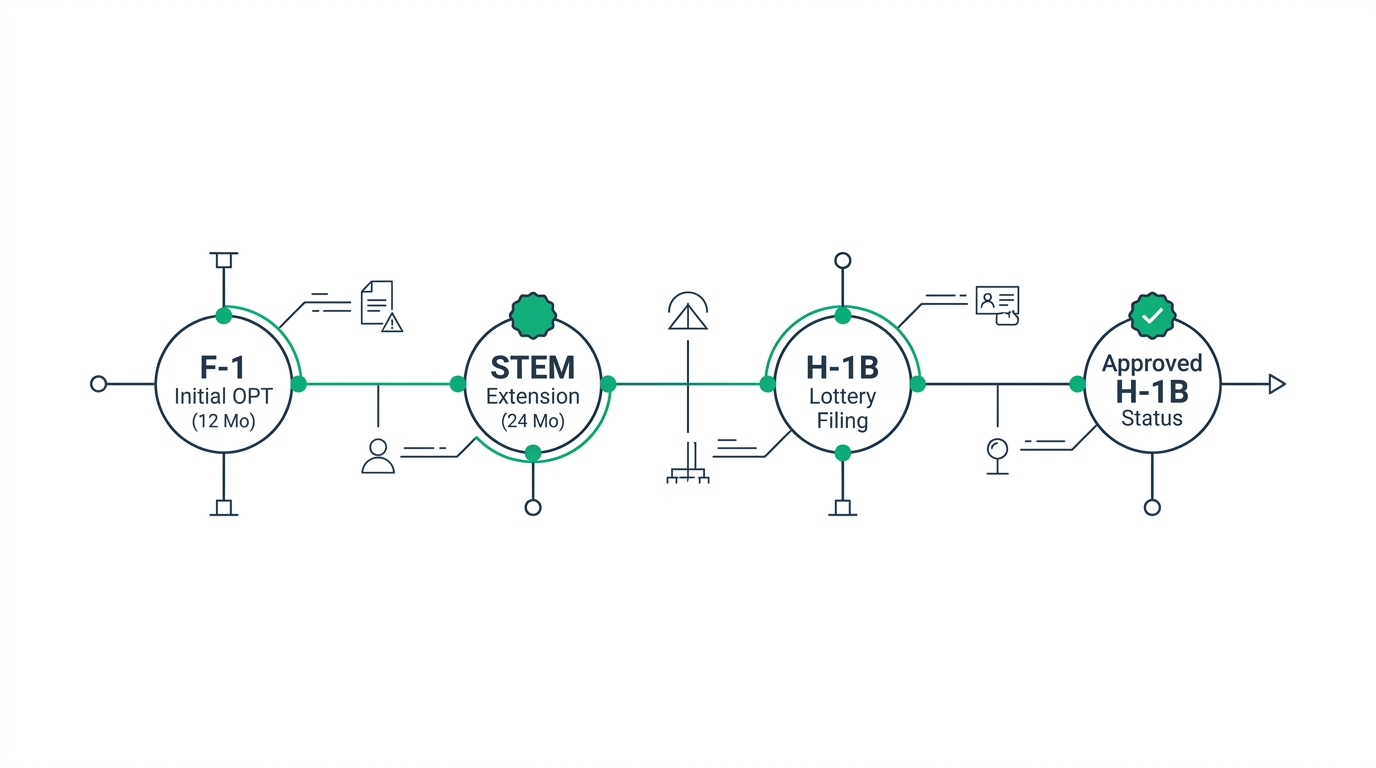 F-1 STEM OPT to H-1B: The Software Engineer's Legal and Career Guide