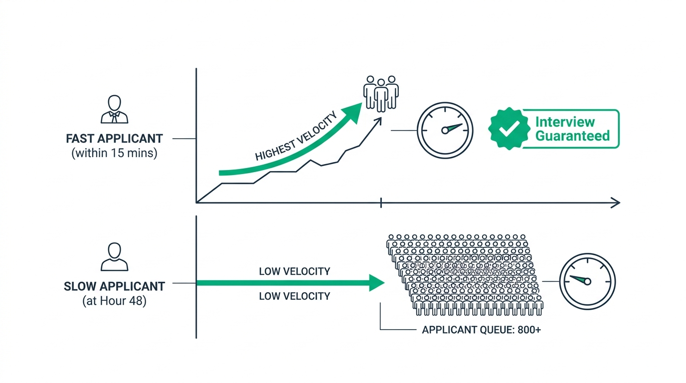 How to Be First to Apply: Why 30-Minute Timing Beats 100 Cold Applications