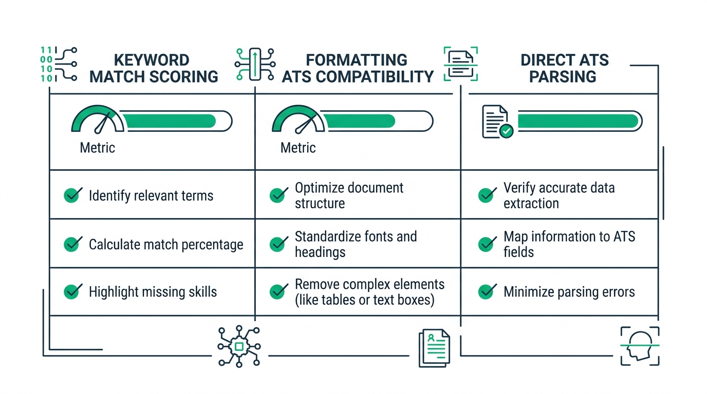 Jobscan vs Rezi vs Teal: Tested on 50 Real Tech Job Descriptions