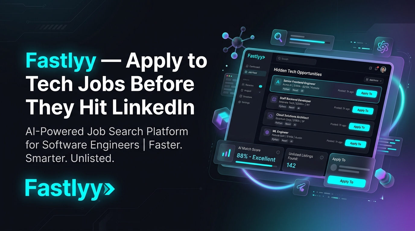 Apply before it hits LinkedIn